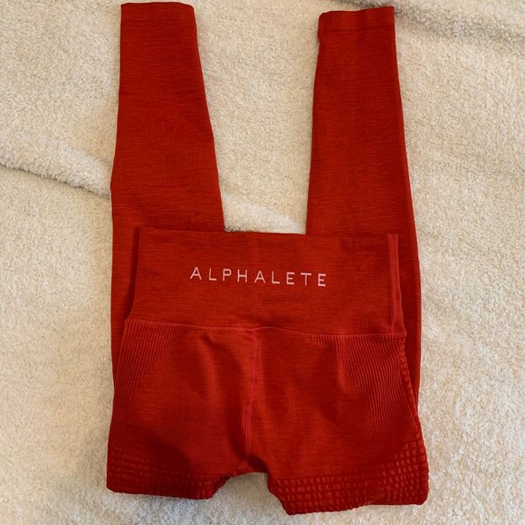 Alphalete Revival Leggings Formula Red - Picture 2 of 4